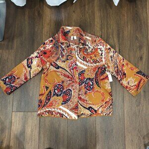 Moth By Anthropologie Sweater Cardigan  Womens Size Small Paisley NWT